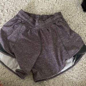 grey lululemon shorts